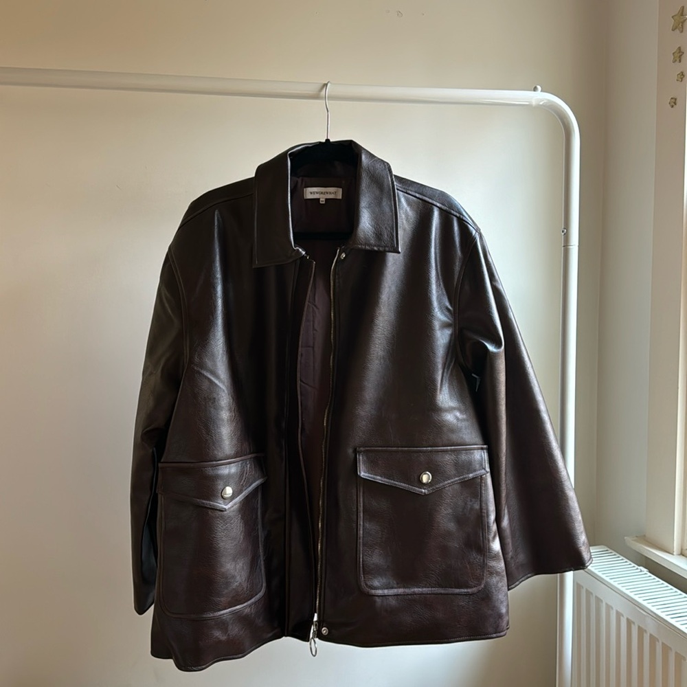 WeWoreWhat Faux Leather Jacket